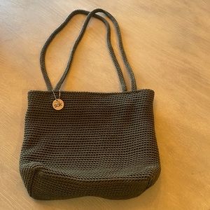 Olive Green Crochet “The Sak” purse